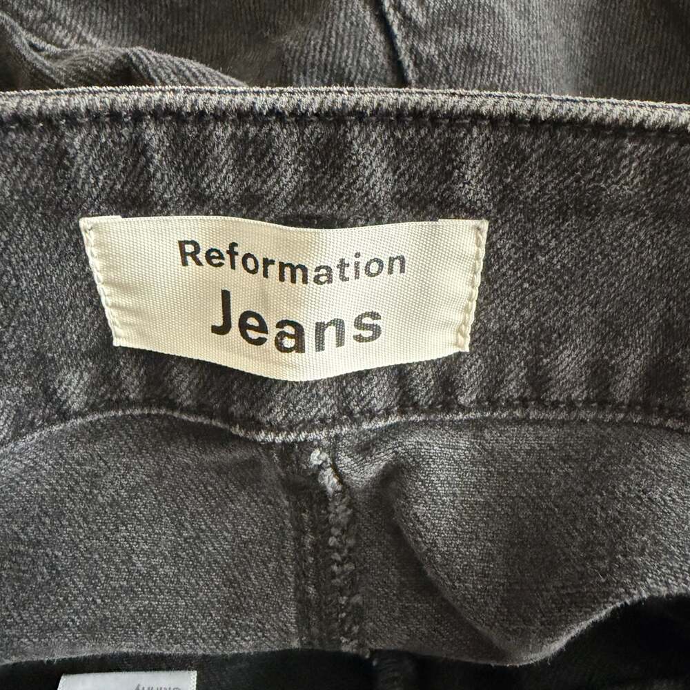 Reformation Kayo High & Skinny Jeans In Erie Wash View 4